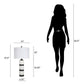 "Marble Harmony" Marble Table Lamp - White Marble / Matte Black