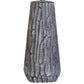 "Textured Elegance" Ceramic Table Lamp (Set of 2) - Gray