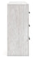 Cayboni - Six Drawer Dresser - Whitewash