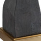 Demelo - Stacked Wood Table Lamp - Black