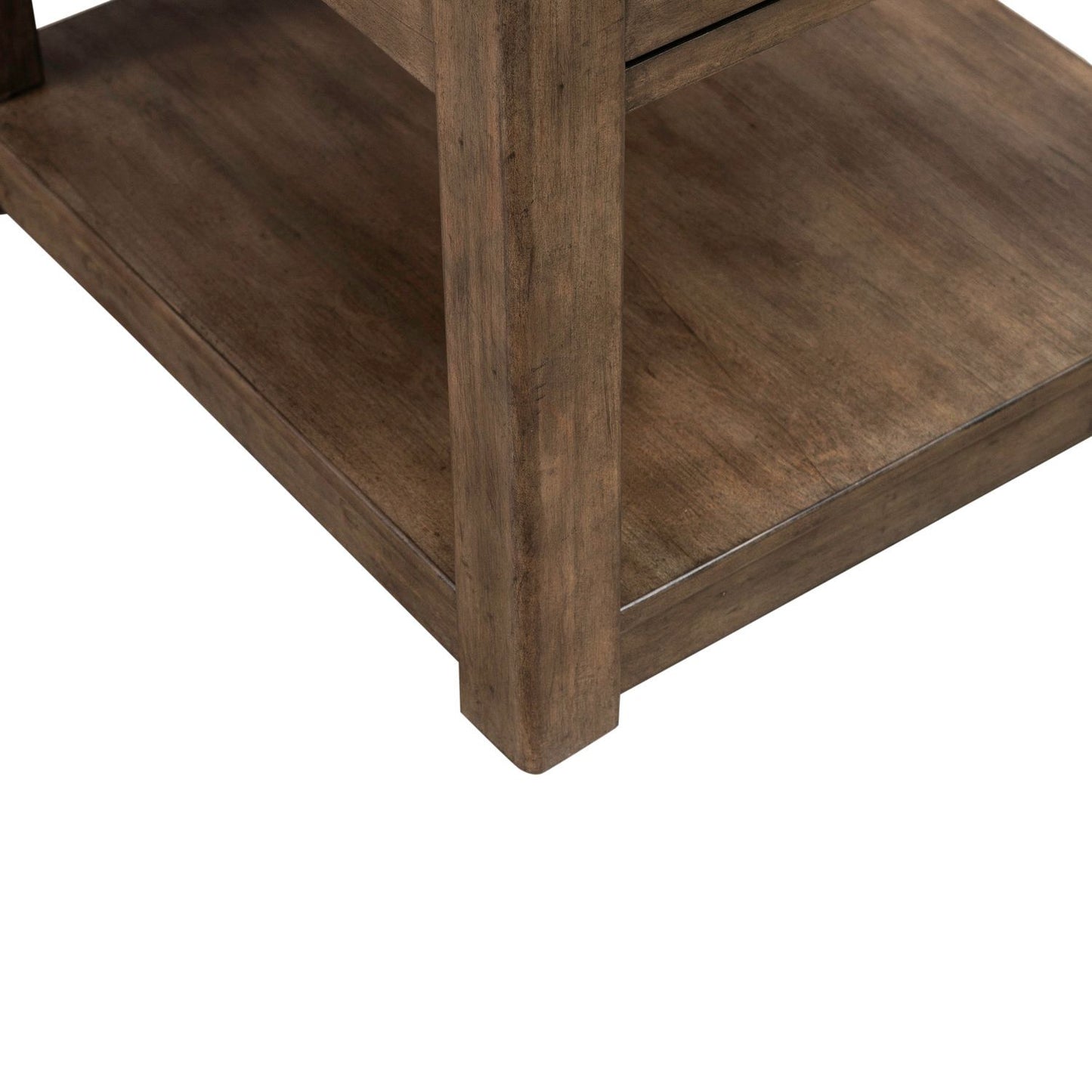 Broadmore - Drawer End Table - Brown