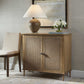 Coast - 2 Door Rattan Cabinet - Woodtone
