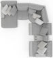 Abraxas - 6 Piece Reclining Sectional