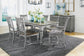 Plymouth - Rectangular Dining Table - Gray