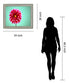 Crimson Radiance - 28" x 34" Framed Wall Art - Pink