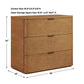 Duluth - Oak 3 Drawer Chest - Woodtone