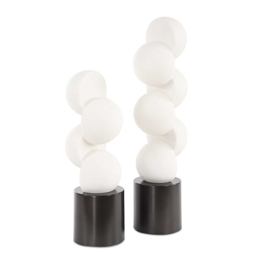 Symmetry - Sculptures (Set of 2) - White