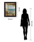 Coastal Retreat View - 28" x 34" Framed Wall Art - Blue