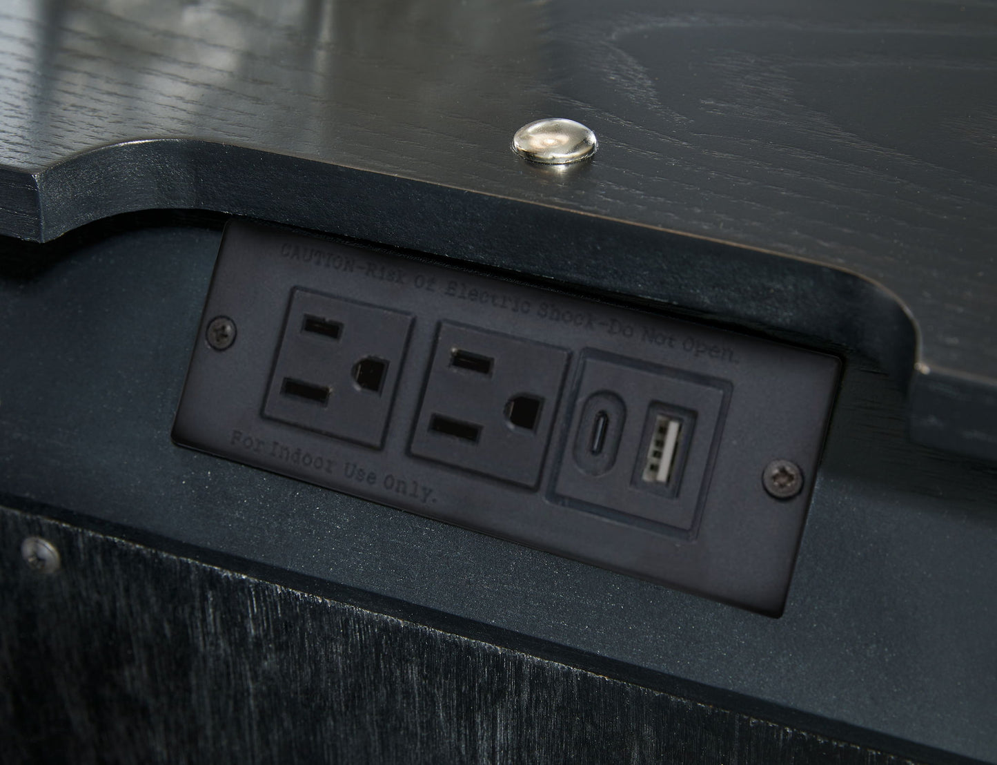 Rowanbeck - One Drawer Night Stand - Black