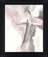 Dusky Petal Drift - 28" x 34" Framed Wall Art - Pink