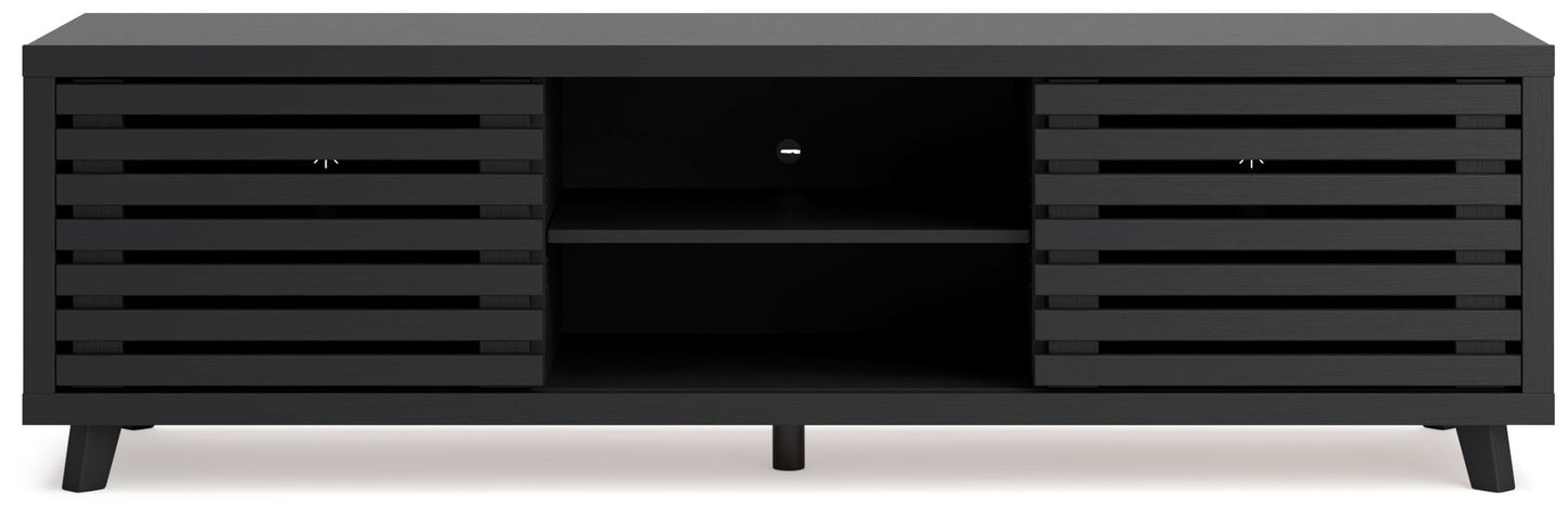 Danziar - Extra Large TV Stand - Black