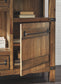 Roybeck - Accent Cabinet - Light Brown / Bronze