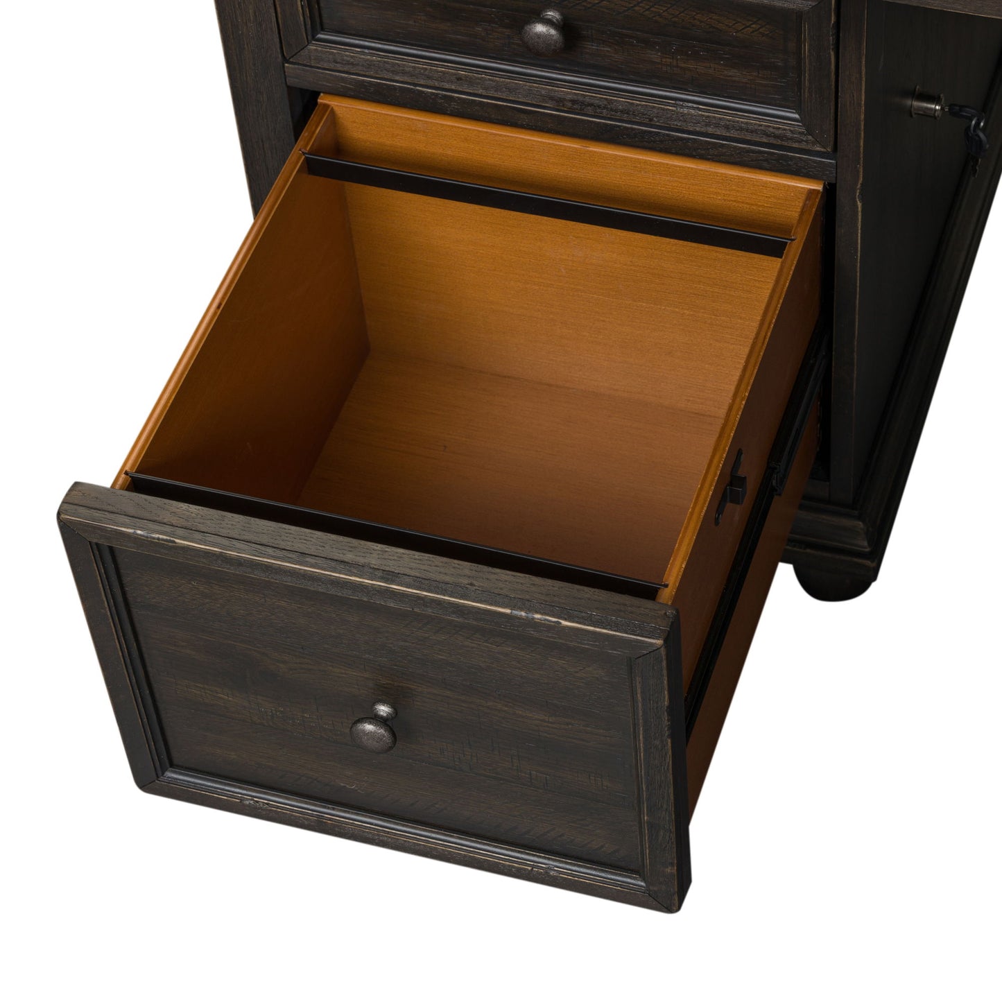 Harvest Home - L Shaped Desk - Black
