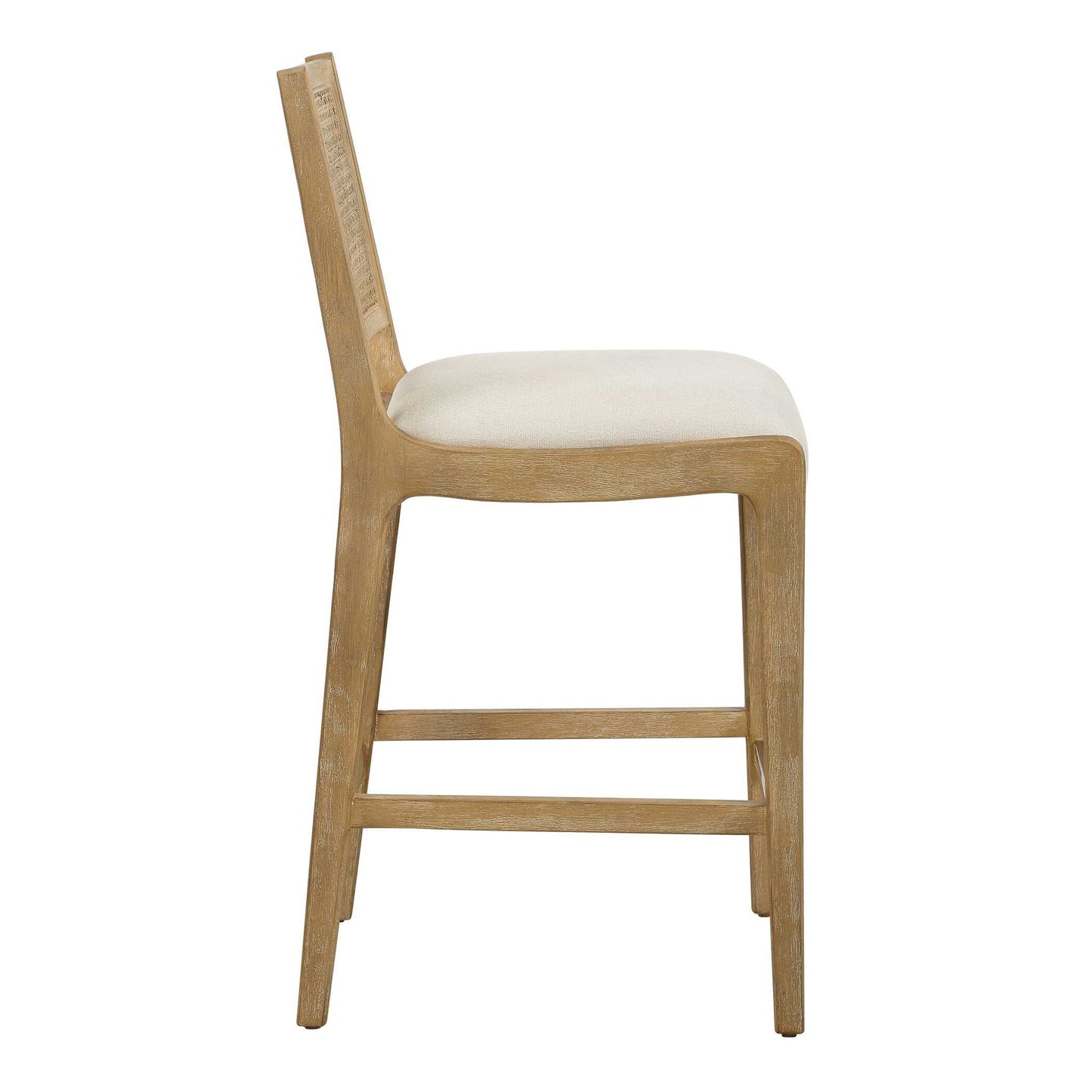 Interweave - Coastal Rattan Counter Stool - Brown