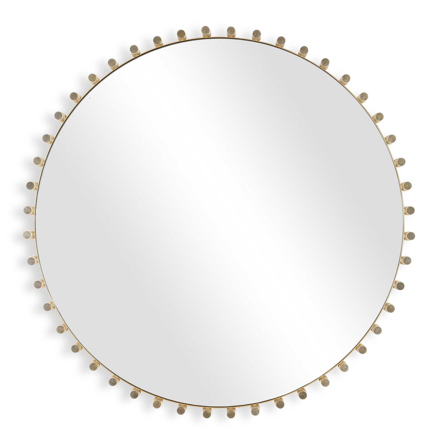 Avelyne - Round Mirror - Gold