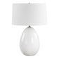 Avery - Glaze Table Lamp - White