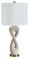 Judrich - Poly Table Lamp - White / Gold Finish