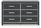 Zuraleus - Six Drawer Dresser