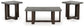 Dynnford - Occasional Table Set (Set of 3) - Gray / Brown