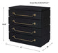 Halifax - Mahogany Accent Chest - Black