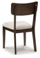 Mallenette - Dining Upholstered Side Chair (Set of 2) - Merlot