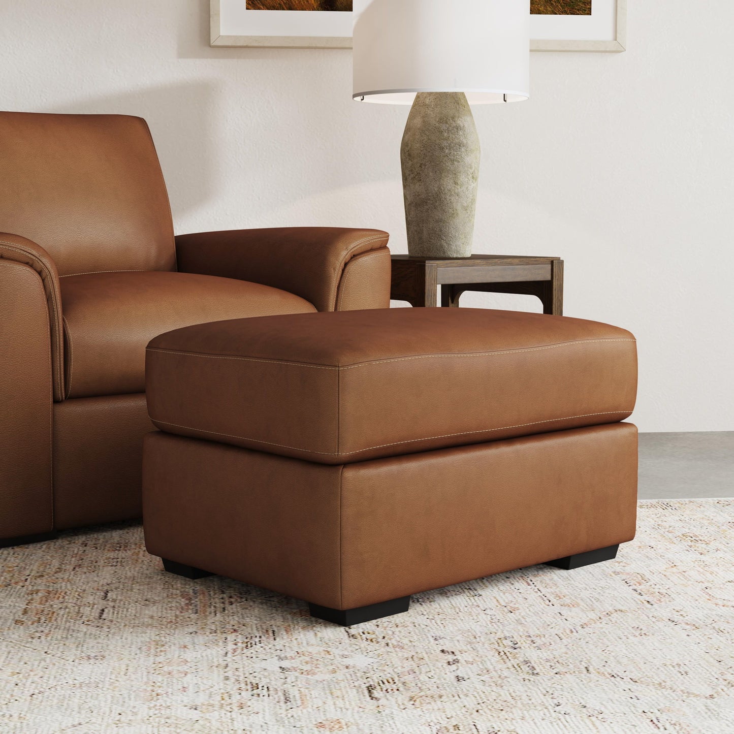 Henry - Ottoman - Caramel