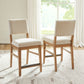 Millwork - Counter Chair (Set of 2) - White / Light Brown