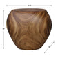 Lomas - Solid Wood Accent Stool - Dark Brown