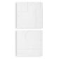 Contours - White Wall Decor (Set of 2)