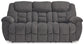 Foreside - Reclining Sofa - Charcoal
