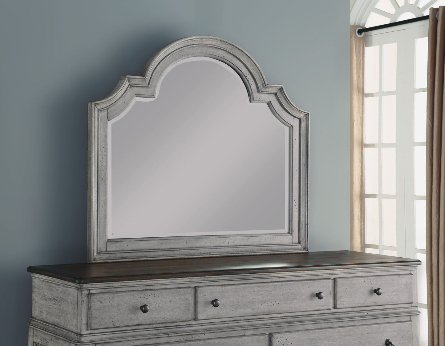 Plymouth - Bedroom Mirror - Gray