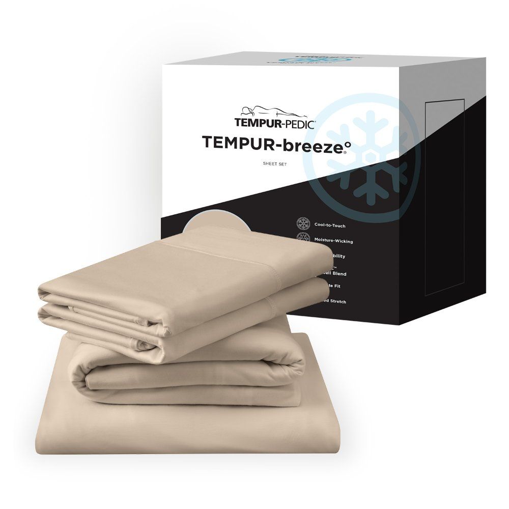 Linens - Tempur Breeze Cooling Sheet Set - Sandstone