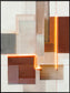 Luminous Grid I Hand-Embellished LED Canvas In Frame - Brown / Ivory
