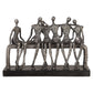 Camaraderie - Figurine - Aged Silver