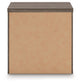 Kendanport - Two Drawer Night Stand - Brown / White