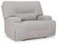 Acklen Place - 4 Pc. - 3-Piece Power Reclining Sectional Sofa With Raf Chaise, Wide Seat Power Recliner - Pewter