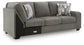 Clarington - 2 Pc. - 3-Piece Sectional And Oversized Ottoman - Greystone