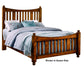 Maple Road - California King Slat Poster Bed With Slat Poster Footboard - Antique Amish