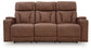 Clean-Slate - Power Reclining Sofa / Adj Headrest - Caramel