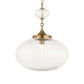 Bellaire - 1 Light Glass Shade Pendant - Gold