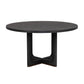 Waterfall - Round Dining Table - Deep Ebony