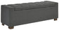 Cortwell - Storage Bench - Gray