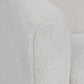 Teddy - Shearling Accent Chair - White