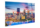 Steel City Glow Tempered Glass With Foil - Blue / Pink