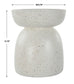 Inhale - Cast Accent Table - White