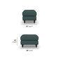 Lewis - Fabric Stationary Ottoman