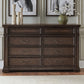 Provence Park - 8 Drawer Dresser - Brown