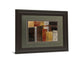 In The City I By Carol Robinson - Framed Print Wall Art - Dark Brown