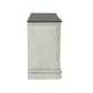 Magnolia Manor - Entertainment TV Stand (Glass Doors) - Antique White