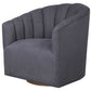 Cuthbert - Modern Swivel Chair - Dark Gray